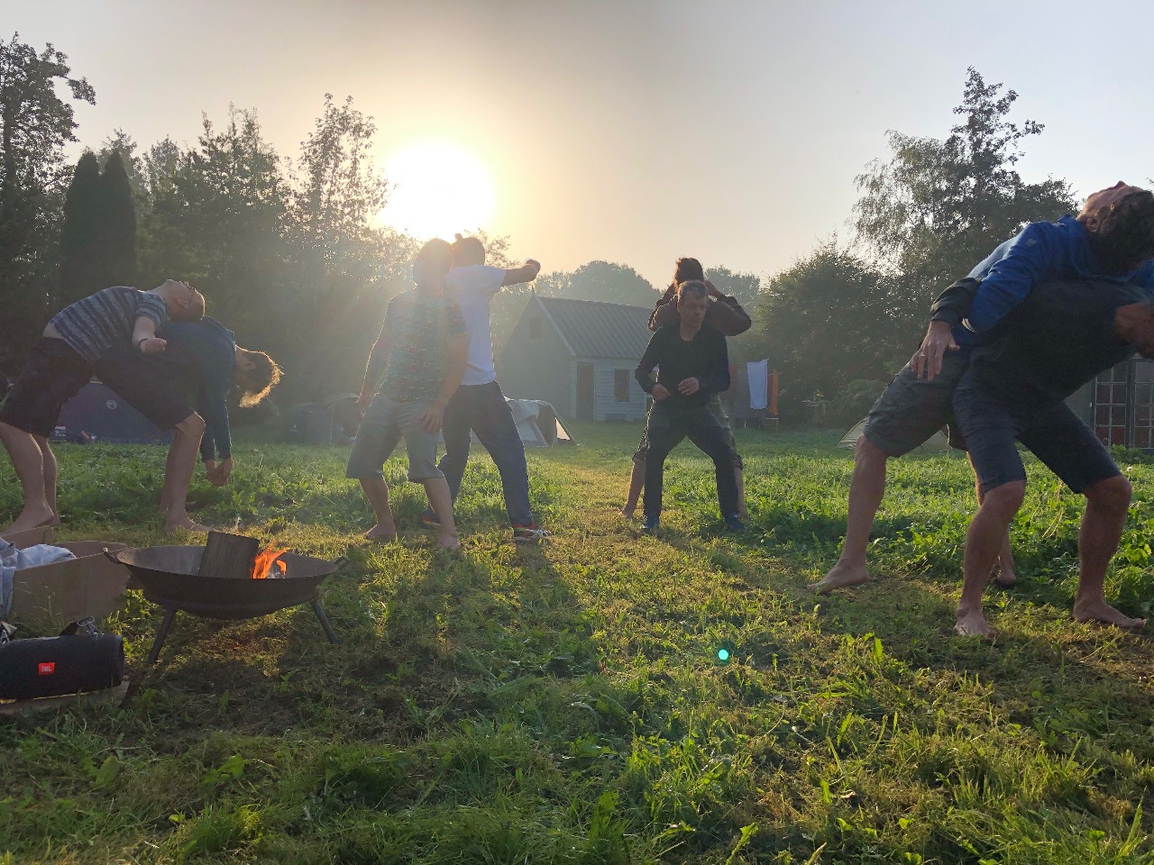 diverse mannen trainingen
